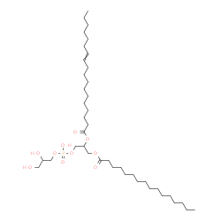 ChemSpider 2D Image | 22,25,26-Trihydroxy-22-oxido-16-oxo-17,21,23-trioxa-22lambda~5~-phosphahexacosan-19-yl 11-octadecenoate | C40H77O10P