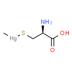 ChemSpider 2D Image | (D-Cysteinato-kappaS~3~)(methyl)mercury | C4H9HgNO2S