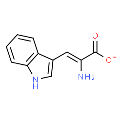 ChemSpider 2D Image | (2Z)-2-Amino-3-(1H-indol-3-yl)acrylate | C11H9N2O2