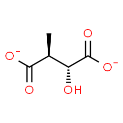 ChemSpider 2D Image | (2R,3S)-2-Hydroxy-3-methylsuccinate | C5H6O5