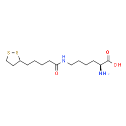 ChemSpider 2D Image | N(6)-lipoyl-L-lysine | C14H26N2O3S2