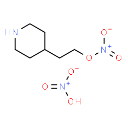 ChemSpider 2D Image | 2-(4-Piperidinyl)ethyl nitrate nitrate (1:1) | C7H15N3O6