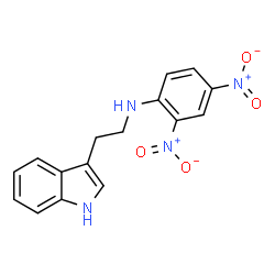 ChemSpider 2D Image | N-[2-(1H-Indol-3-yl)ethyl]-2,4-dinitroaniline | C16H14N4O4