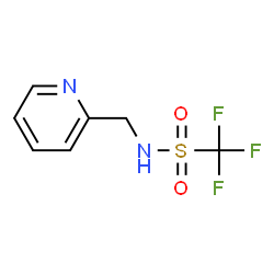 ChemSpider 2D Image | 1,1,1-Trifluoro-N-(2-pyridinylmethyl)methanesulfonamide | C7H7F3N2O2S