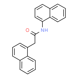 ChemSpider 2D Image | N,2-Di(1-naphthyl)acetamide | C22H17NO
