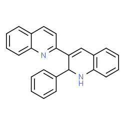 ChemSpider 2D Image | 2'-Phenyl-1',2'-dihydro-2,3'-biquinoline | C24H18N2
