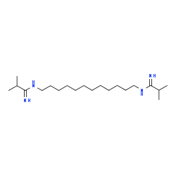 ChemSpider 2D Image | N,N'-1,12-Dodecanediylbis(2-methylpropanimidamide) | C20H42N4