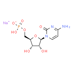 ChemSpider 2D Image | Sodium 5'-O-(hydroxyphosphinato)cytidine | C9H13N3NaO8P