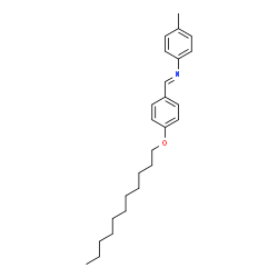 ChemSpider 2D Image | (E)-N-(4-Methylphenyl)-1-[4-(undecyloxy)phenyl]methanimine | C25H35NO