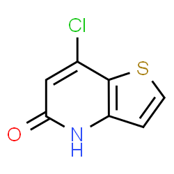 ChemSpider 2D Image | 7-Chlorothieno[3,2-b]pyridin-5(4H)-one | C7H4ClNOS