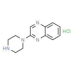 ChemSpider 2D Image | 2-Piperazin-1-yl-quinoxaline hydrochloride | C12H15ClN4
