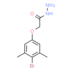 ChemSpider 2D Image | 2-(4-Bromo-3,5-dimethylphenoxy)acetohydrazide | C10H13BrN2O2