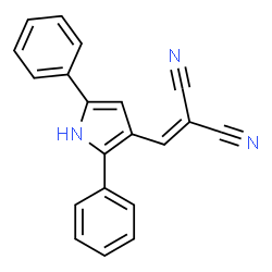 ChemSpider 2D Image | [(2,5-Diphenyl-1H-pyrrol-3-yl)methylene]malononitrile | C20H13N3