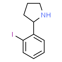ChemSpider 2D Image | 2-(2-Iodophenyl)pyrrolidine | C10H12IN