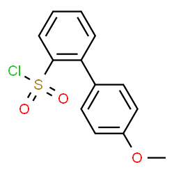 ChemSpider 2D Image | 4'-Methoxy-2-biphenylsulfonyl chloride | C13H11ClO3S