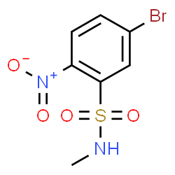 ChemSpider 2D Image | 5-Bromo-N-methyl-2-nitrobenzenesulfonamide | C7H7BrN2O4S
