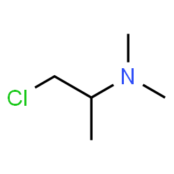 ChemSpider 2D Image | 1-Chloro-N,N-dimethyl-2-propanamine | C5H12ClN
