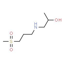ChemSpider 2D Image | 1-{[3-(Methylsulfonyl)propyl]amino}-2-propanol | C7H17NO3S