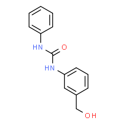 ChemSpider 2D Image | 1-[3-(Hydroxymethyl)phenyl]-3-phenylurea | C14H14N2O2