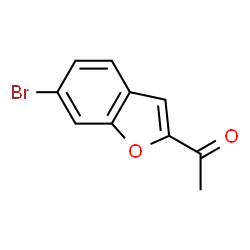ChemSpider 2D Image | 1-(6-Bromo-1-benzofuran-2-yl)ethanone | C10H7BrO2