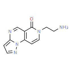 ChemSpider 2D Image | 7-(2-Aminoethyl)pyrazolo[1,5-a]pyrido[3,4-e]pyrimidin-6(7H)-one | C11H11N5O