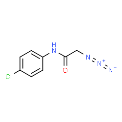 ChemSpider 2D Image | 2-Azido-N-(4-chlorophenyl)acetamide | C8H7ClN4O