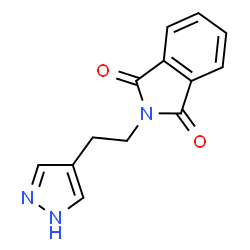 ChemSpider 2D Image | 2-(2-(1H-Pyrazol-4-yl)ethyl)isoindoline-1,3-dione | C13H11N3O2