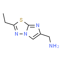 ChemSpider 2D Image | 1-(2-Ethylimidazo[2,1-b][1,3,4]thiadiazol-6-yl)methanamine | C7H10N4S