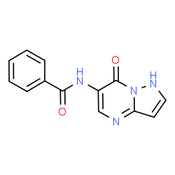 ChemSpider 2D Image | N-(7-Oxo-1,7-dihydropyrazolo[1,5-a]pyrimidin-6-yl)benzamide | C13H10N4O2