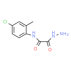 ChemSpider 2D Image | N-(4-Chloro-2-methylphenyl)-2-hydrazino-2-oxoacetamide | C9H10ClN3O2