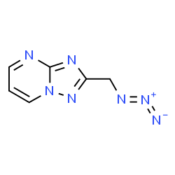 ChemSpider 2D Image | 2-(Azidomethyl)[1,2,4]triazolo[1,5-a]pyrimidine | C6H5N7