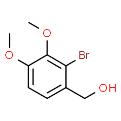 ChemSpider 2D Image | (2-Bromo-3,4-dimethoxyphenyl)methanol | C9H11BrO3