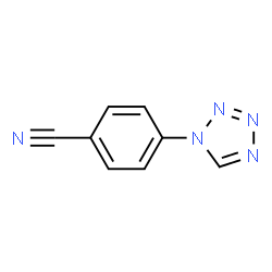ChemSpider 2D Image | 4-(1H-Tetrazol-1-yl)benzonitrile | C8H5N5