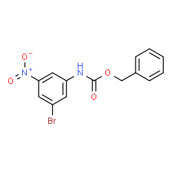 ChemSpider 2D Image | Benzyl (3-bromo-5-nitrophenyl)carbamate | C14H11BrN2O4