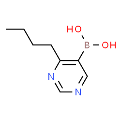 ChemSpider 2D Image | (4-Butyl-5-pyrimidinyl)boronic acid | C8H13BN2O2