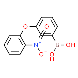 ChemSpider 2D Image | (3-(2-Nitrophenoxy)phenyl)boronic acid | C12H10BNO5