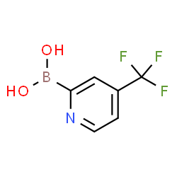 ChemSpider 2D Image | (4-(Trifluoromethyl)pyridin-2-yl)boronic acid | C6H5BF3NO2