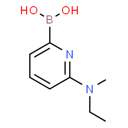 ChemSpider 2D Image | (6-(Ethyl(methyl)amino)pyridin-2-yl)boronic acid | C8H13BN2O2