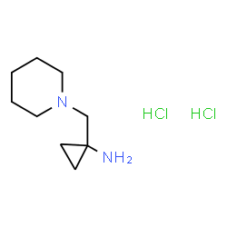 ChemSpider 2D Image | 1-(1-Piperidinylmethyl)cyclopropanamine dihydrochloride | C9H20Cl2N2