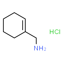 ChemSpider 2D Image | Cyclohex-1-en-1-ylmethanamine hydrochloride | C7H14ClN