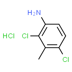 ChemSpider 2D Image | 2,4-dichloro-3-methylaniline hydrochloride | C7H8Cl3N
