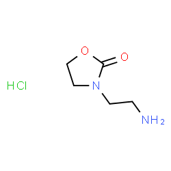 ChemSpider 2D Image | 3-(2-Aminoethyl)oxazolidin-2-one hydrochloride | C5H11ClN2O2