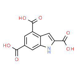 ChemSpider 2D Image | 1H-Indole-2,4,6-tricarboxylic acid | C11H7NO6