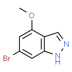 ChemSpider 2D Image | 6-Bromo-4-methoxy-1H-indazole | C8H7BrN2O