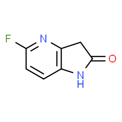 ChemSpider 2D Image | 5-fluoro-1H,2H,3H-pyrrolo[3,2-b]pyridin-2-one | C7H5FN2O