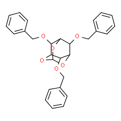 ChemSpider 2D Image | 1,3,5-O-Methylidyne-2,4,6-tri-O-benzyl-myo-inositol | C28H28O6