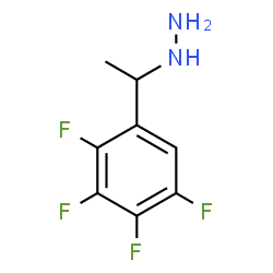 ChemSpider 2D Image | [1-(2,3,4,5-Tetrafluorophenyl)ethyl]hydrazine | C8H8F4N2