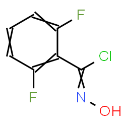 ChemSpider 2D Image | 2,6-Difluoro-N-hydroxybenzenecarboximidoyl chloride | C7H4ClF2NO