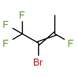 ChemSpider 2D Image | 2-Bromo-1,1,1,3-tetrafluoro-2-butene | C4H3BrF4