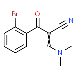ChemSpider 2D Image | 2-(2-Bromobenzoyl)-3-(dimethylamino)acrylonitrile | C12H11BrN2O